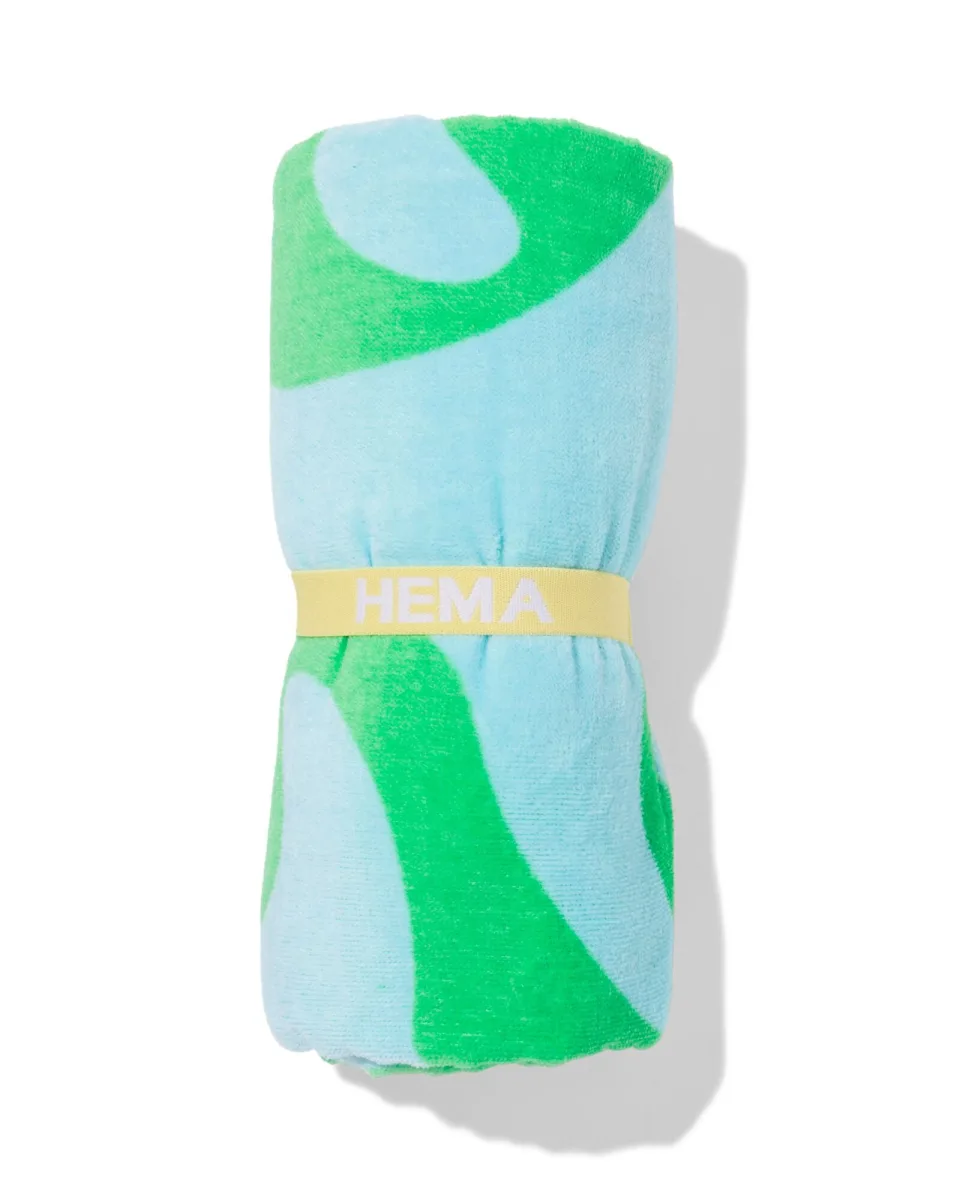 HEMA Kinderstrandlaken 80x140cm velours bloemen