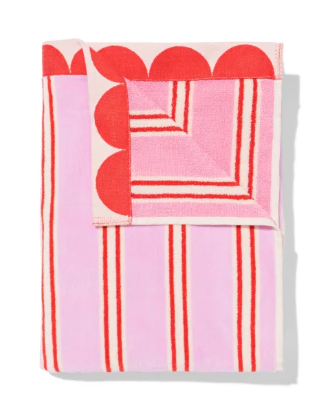HEMA Kinderstrandlaken 80x140cm velours strepen