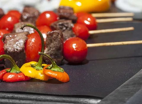 Hi BBQ Mat - Non-stick coating - 50x38 cm - Zwart