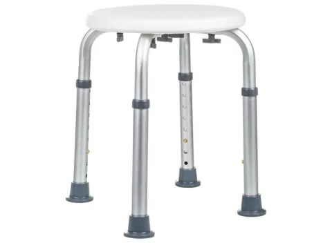 Hi Verstelbare douchekruk - tot 150kg - Anti slip - Wit