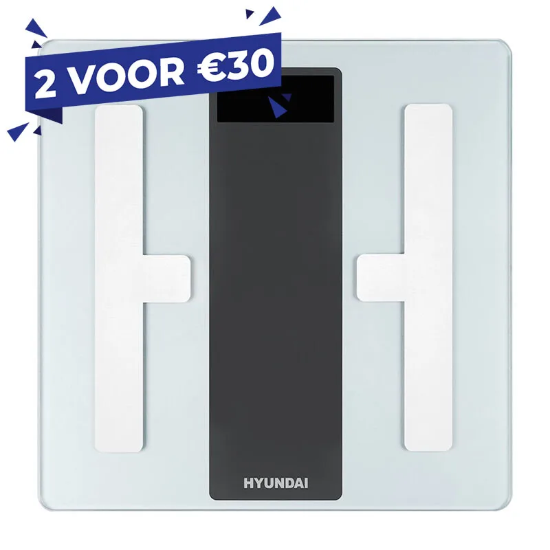 Hyundai Home Slimme Digitale Weegschaal