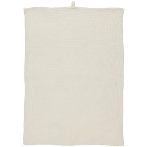 IB Laursen - theedoek wafel - wit - 50 x 70 cm .