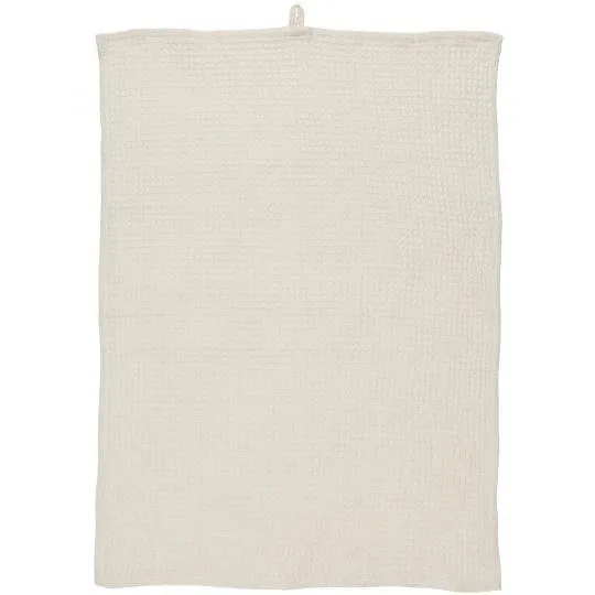IB Laursen - theedoek wafel - wit - 50 x 70 cm .