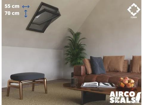 Insecten Hor Dakraam - 55 x 70 cm - Hor geschikt voor Velux CK01 - Insect Raamhor - Vliegenhor