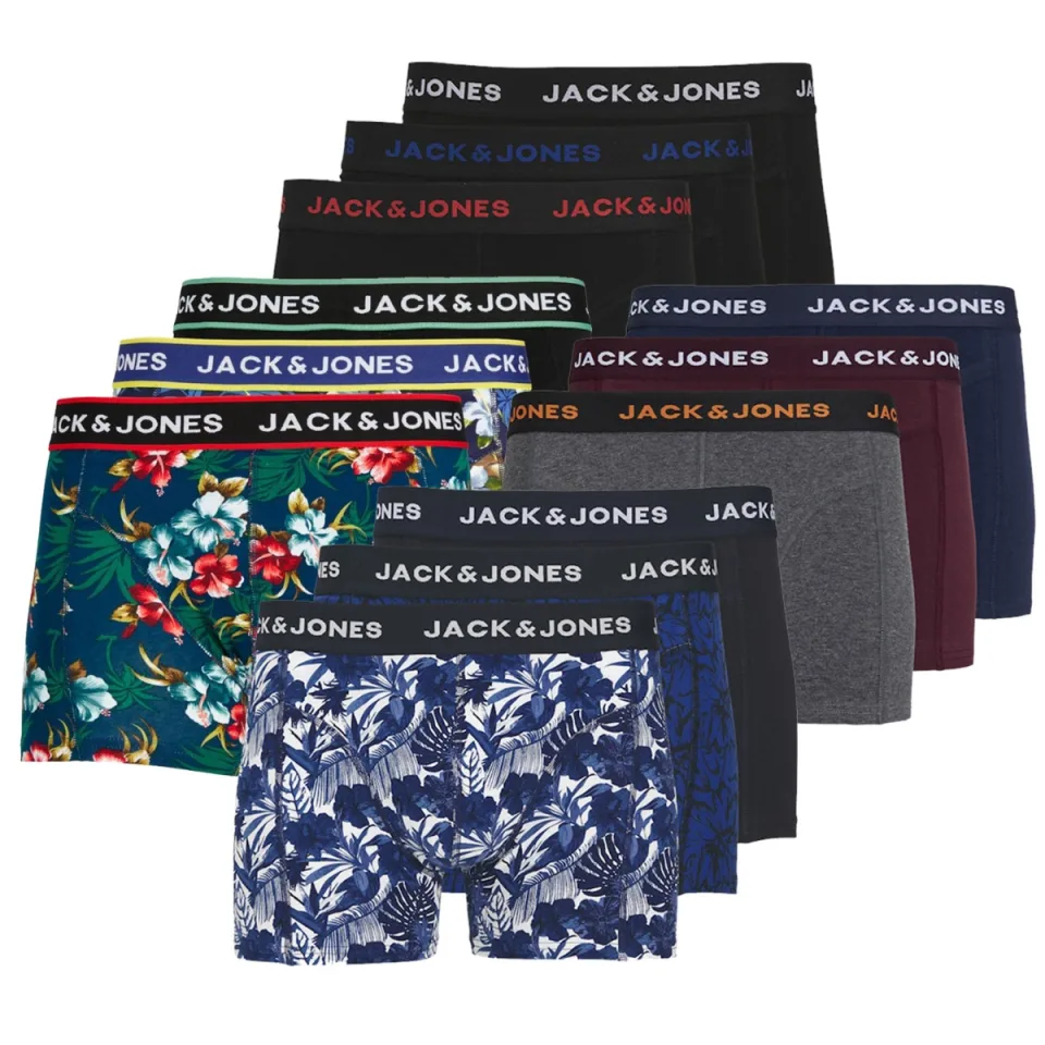 Jack & Jones Boxershorts 12-pack Verrassingspakket -S