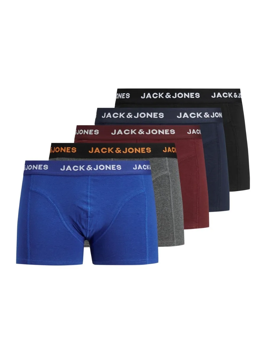 Jack & Jones Boxershorts JACBLACK FRIDAY Trunks 5-pack Zwart / Navy / Port Royal-XXL