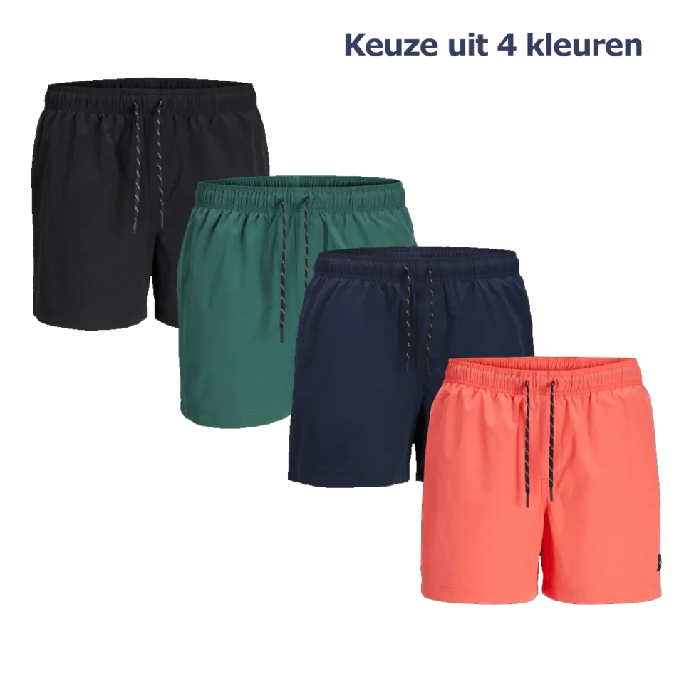 Jack & Jones Zwembroek JPSTMAUI Solid AKM Zwart-XL