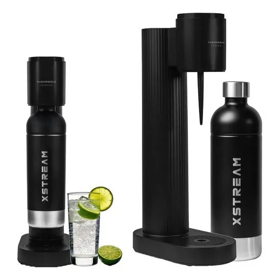 JAP Appliances XStream Bruiswatertoestel met RVS fles 1L - Zwart