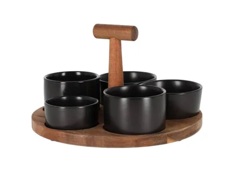 JENS Living Bits & Bites Bo Tapasset Groot - Zwart