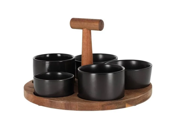 JENS Living Bits & Bites Bo Tapasset Groot - Zwart