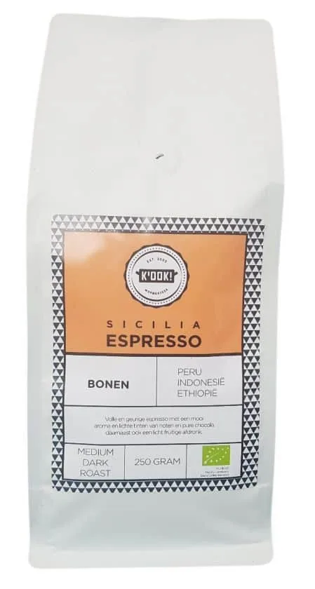 K'OOK! - koffiebonen espresso Sicilia - 250 gr .