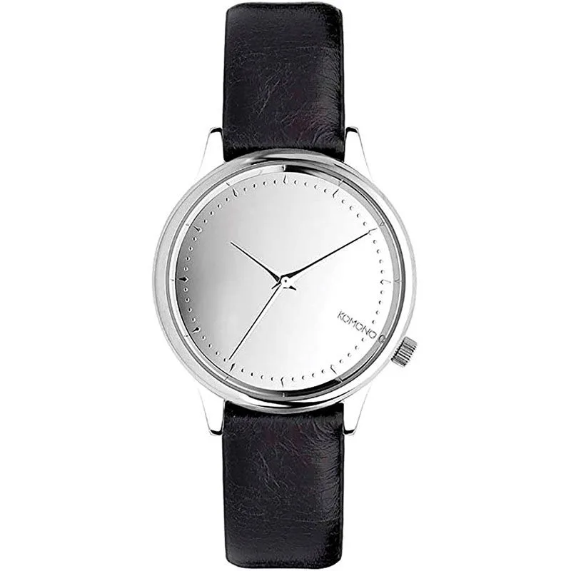 Komono Estelle Dameshorloge-Silver/Black