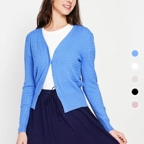 Le Jardin du Lin Dames Cardigan