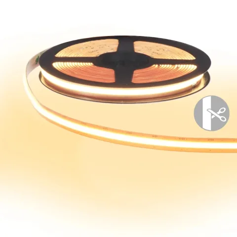 Led strip cob warm wit - 4 meter - losse strip met 600 leds per meter