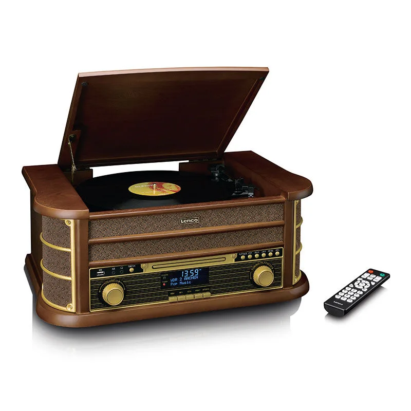 Lenco TCD-3571-MY Retro Platenspeler