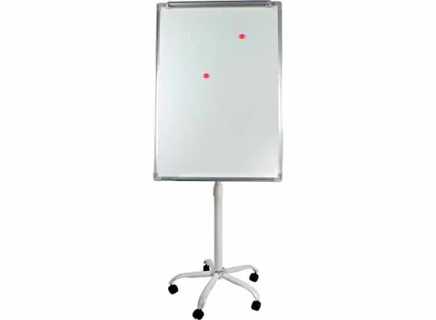 Lowander Verrijdbaar Flipover en Magnetisch Whiteboard