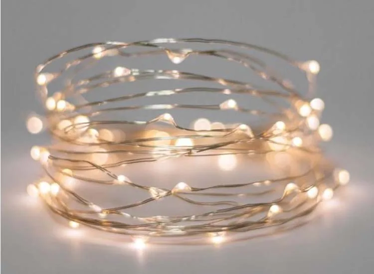 Luksus Kerstverlichting Zilverdaad vormbaar - 36 meter - 1.200 LED lampjes