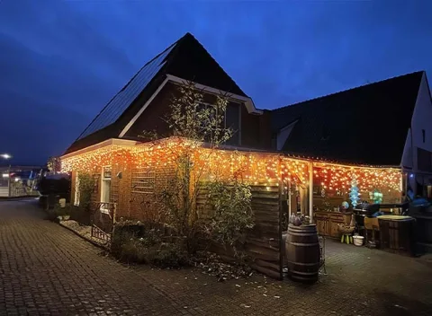 Luksus™ LED gordijn - ijspegel verlichting - Dual Color - 360 LED lampjes - Extra warm wit