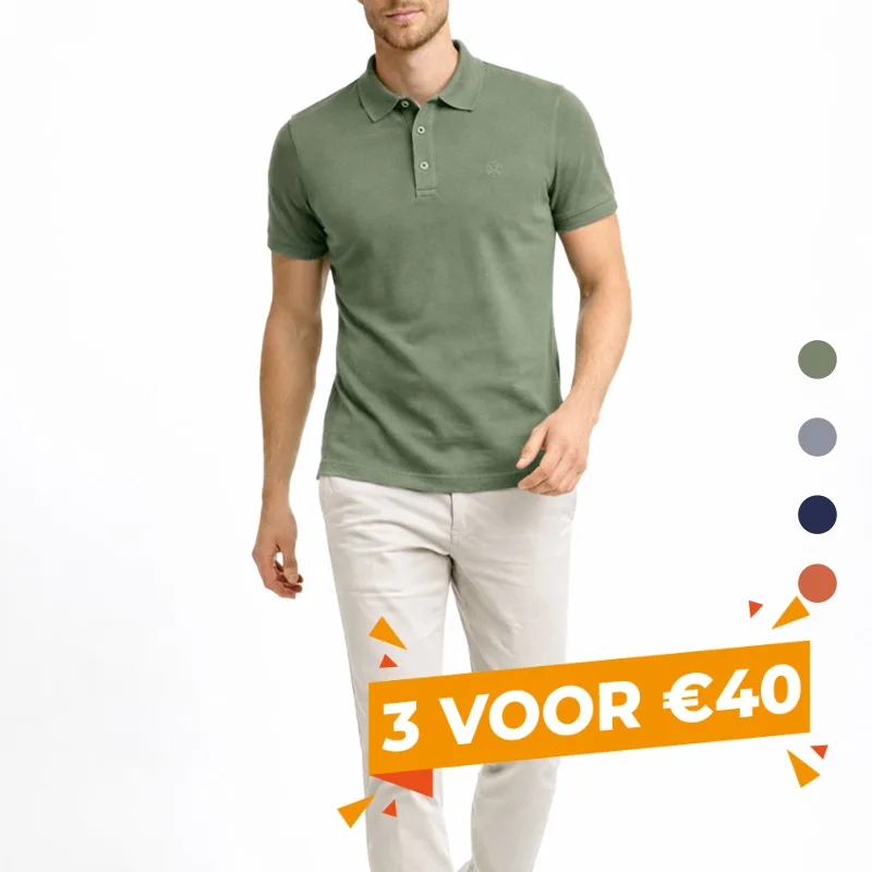 Mario Russo Polo met Knoopjes Vittorio