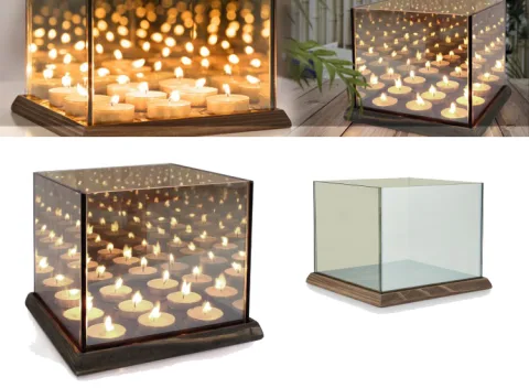 Never-ending Light Cube Waxinelichtjes houder