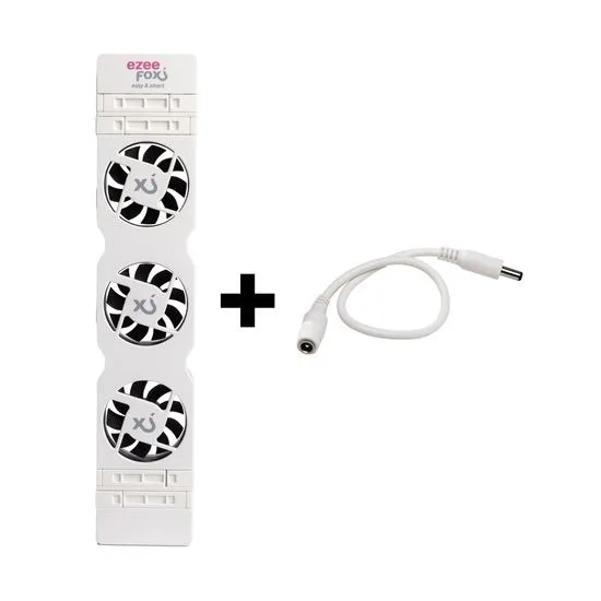 Nexxt Ezeefox Radiatorventilator Uitbreidingsset - Wit