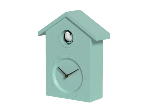 Nexxt Koekoeksklok Quartz Wandklok - Klassiek - Groen