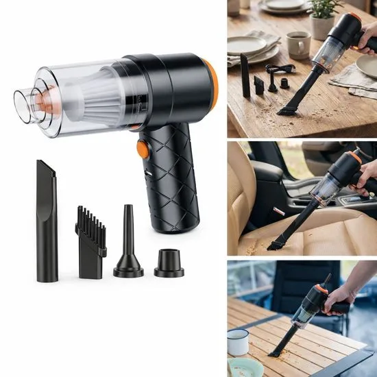 Nexxt Mini Stofzuiger - 4000 Pa Zuigkracht - Oplaadbaar