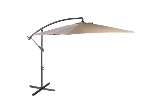 Nexxt Parasol Zwevend - 3 meter - Taupe - Inclusief gratis hoes