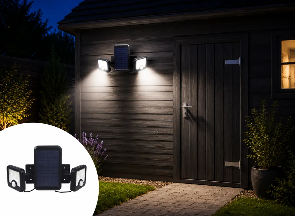 Nexxt Solar Hoeklamp Bewegingssensor - Zwart