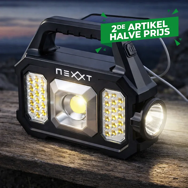 Nexxt Solar Noodlamp en Powerbank