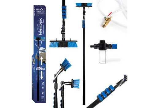 Nexxt Waterbezem Telescopisch 4,6 M - Blauw