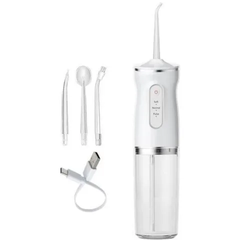 Nexxt Waterflosser - 3 Standen - Oplaadbaar via USB-C - IPX6 Waterdicht - 220 ml Watertank