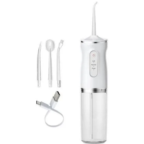 Nexxt Waterflosser - 3 Standen - Oplaadbaar via USB-C - IPX6 Waterdicht - 220 ml Watertank
