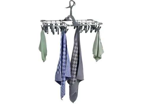 NordFalk Hangend Droogrek 59x34 cm met 36 knijpers