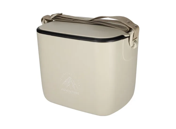 Norlander Koelbox Adventure - 5 Liter - Met draagriem - Polypropyleen - Taupe