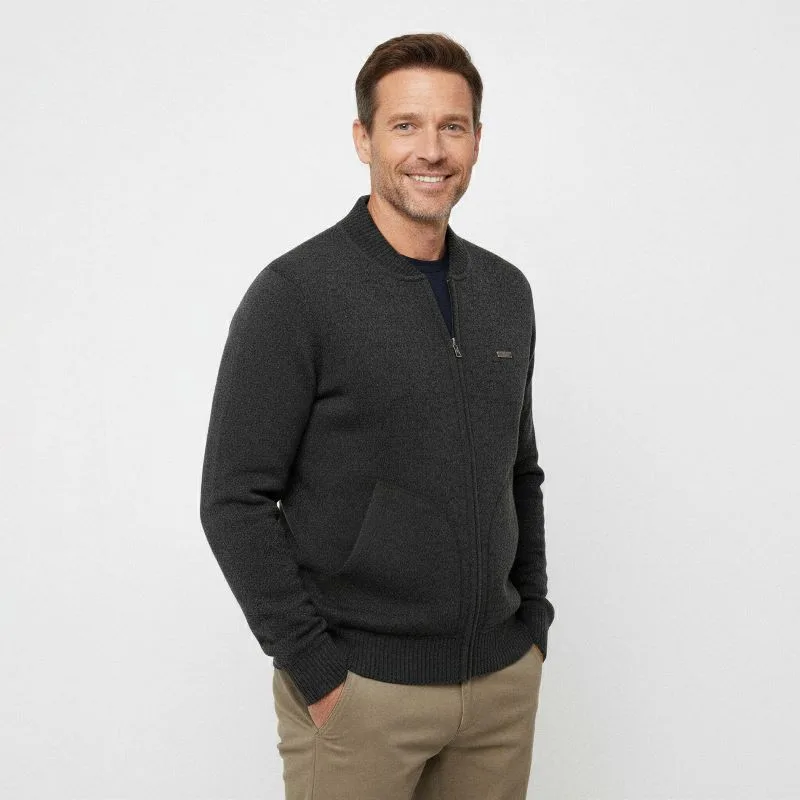 Norlund Heren Cardigan Silvar
