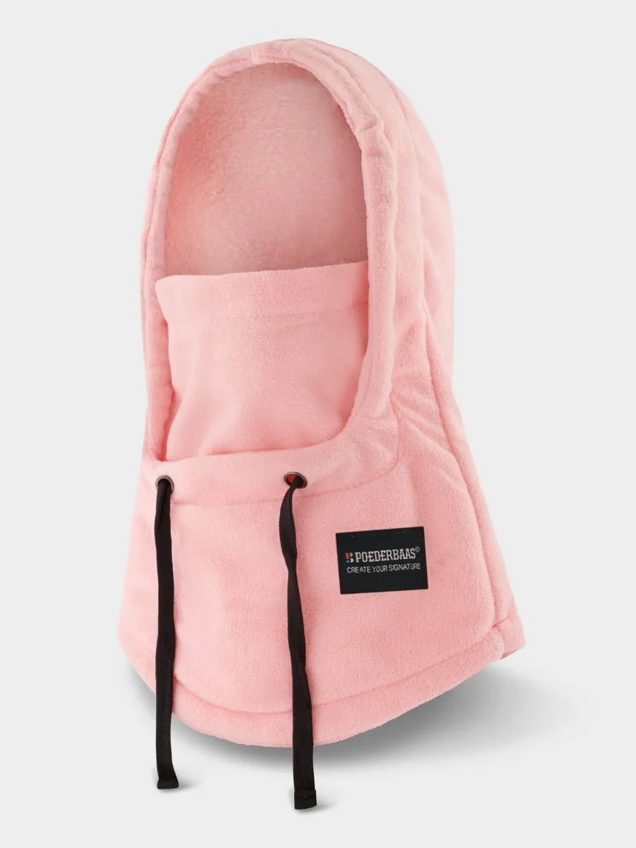 Poederbaas Balaclava Fleece Roze