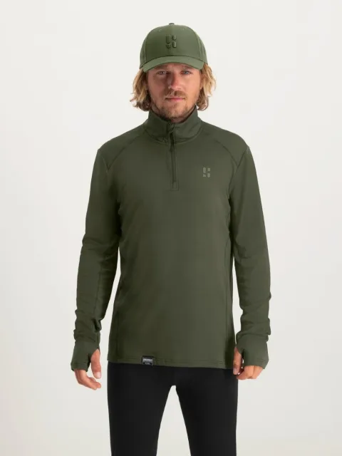 Poederbaas Midlayer Pully Heren Four Seasons Lightweight Groen-L