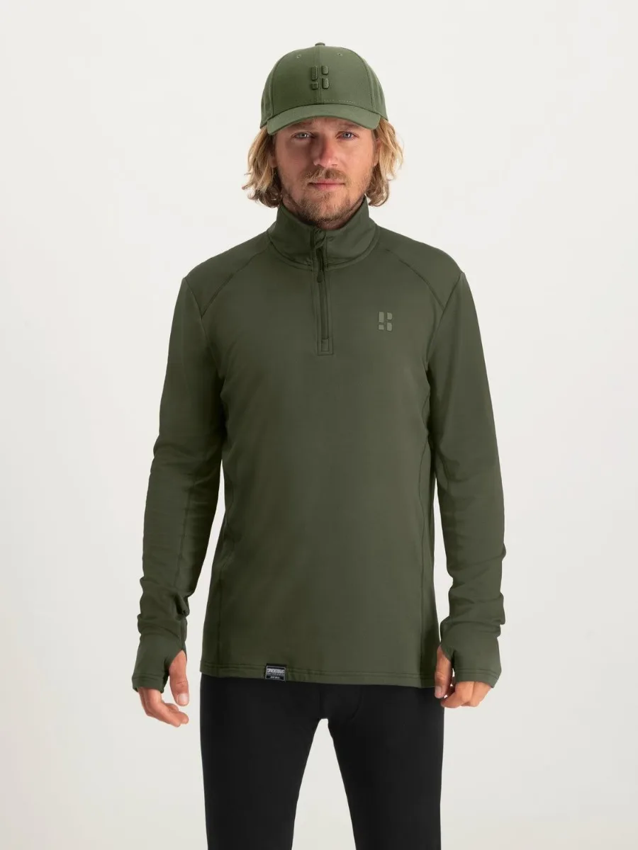 Poederbaas Midlayer Pully Heren Four Seasons Lightweight Groen-XL