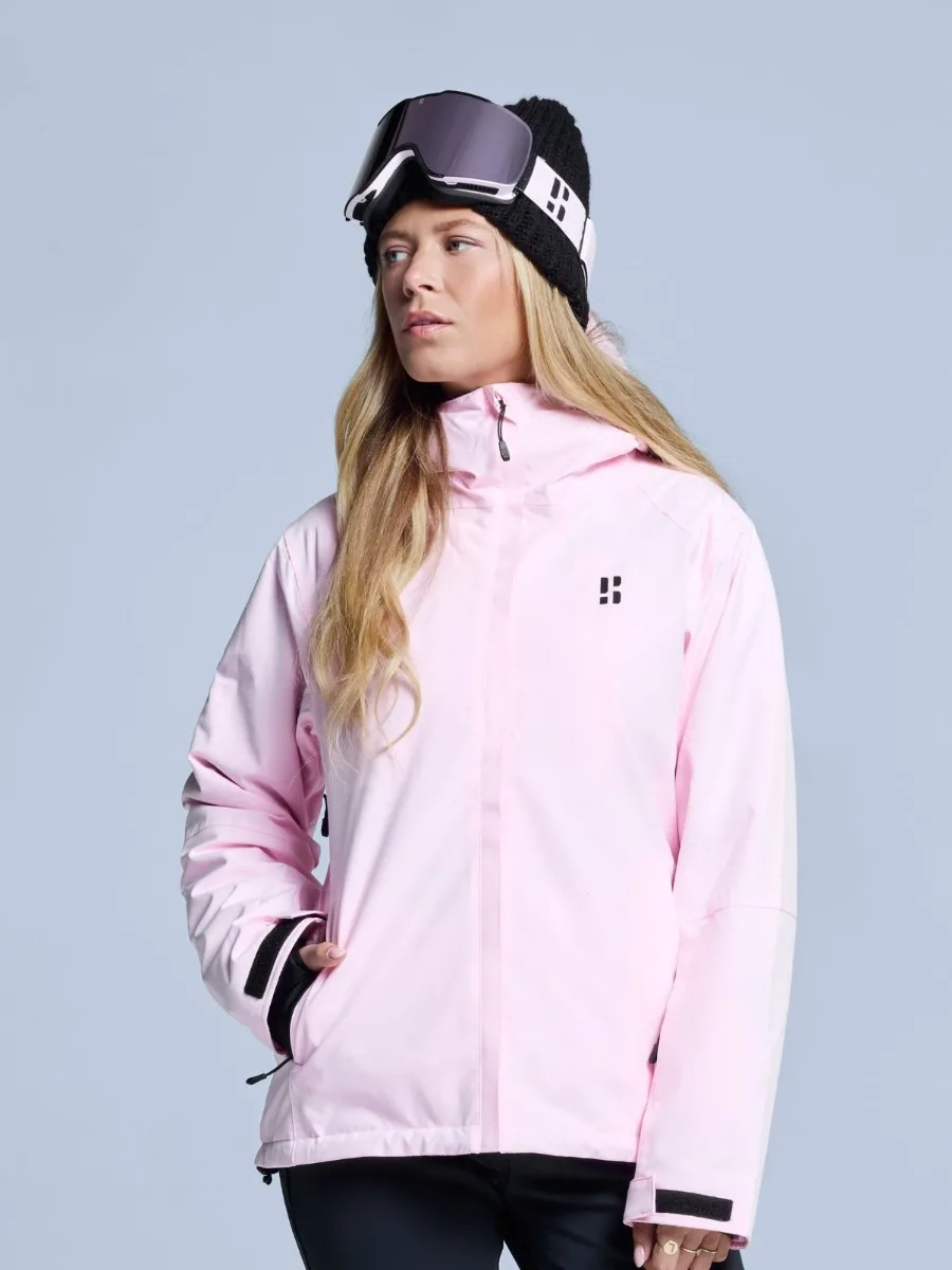 Poederbaas Ski-jas Dames Arctic 2L Insulated Powder Rose-XL