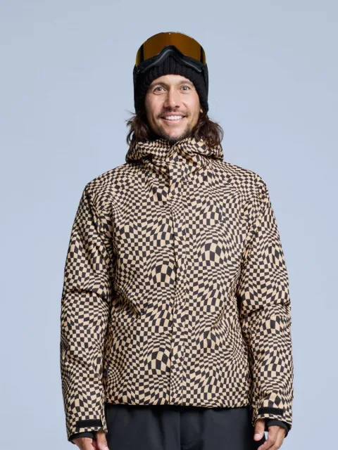 Poederbaas Ski-jas Heren Arty 2L Insulated Warm Sand-L