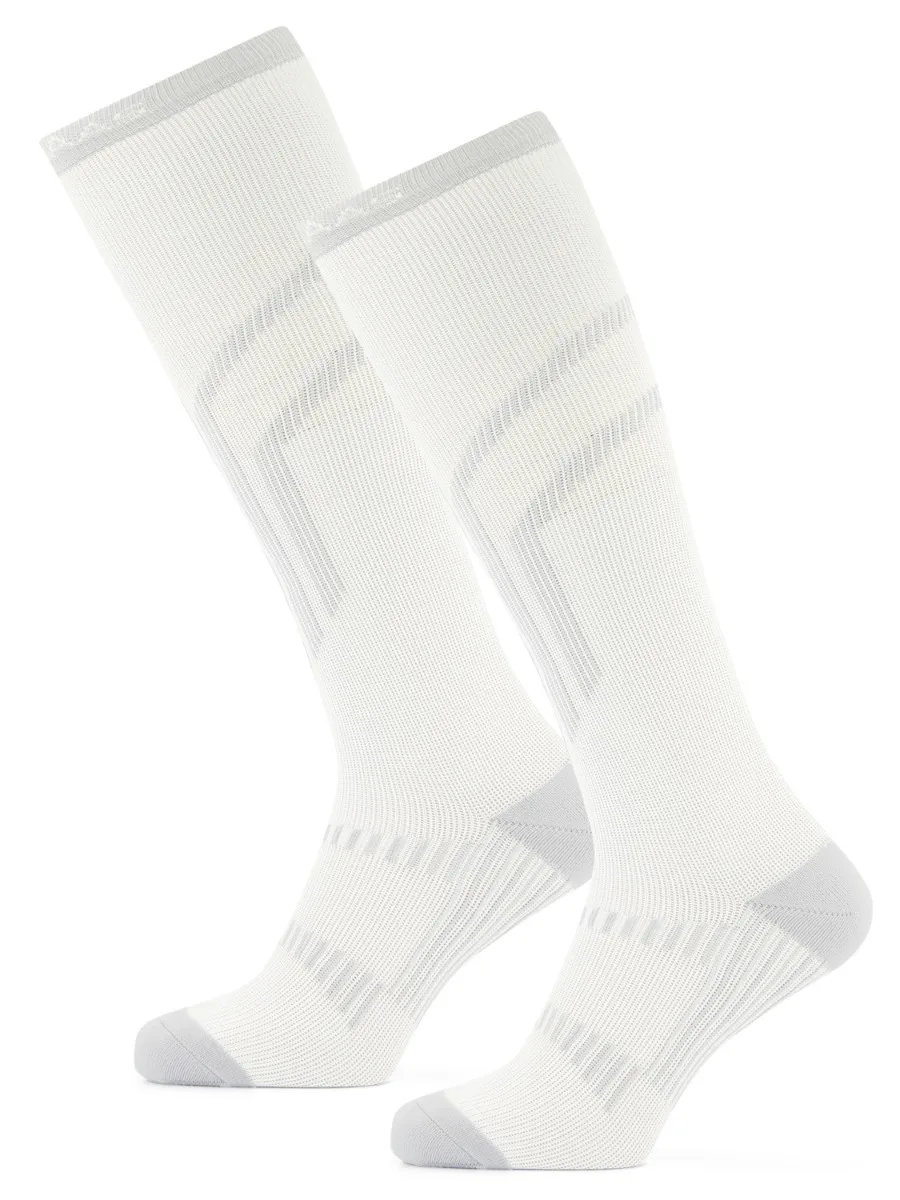 Poederbaas Skisokken Lightweight 2-pack Wit-43/46