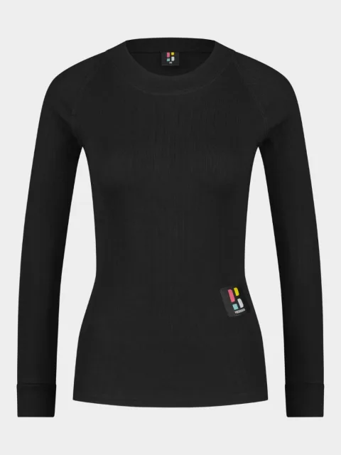 Poederbaas Thermoshirt Dames Pro Zwart-XXL