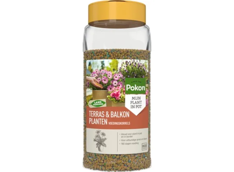 Pokon Terras & Balkon Planten Voedingskorrels 750 Gr