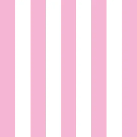 PPD - papieren servetten - roze/wit gestreept - 33x33 cm .