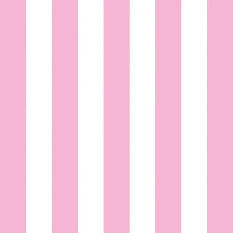PPD - papieren servetten - roze/wit gestreept - 33x33 cm .