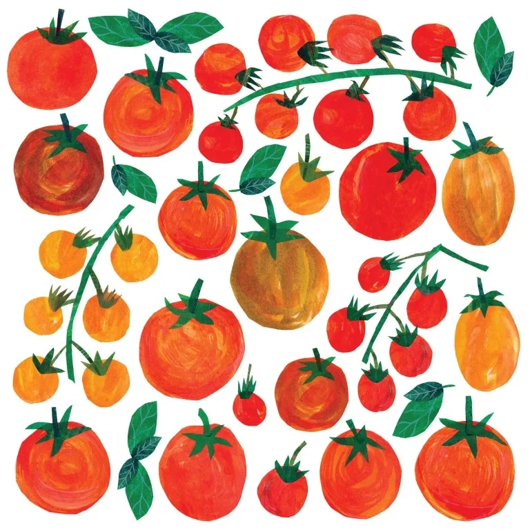 PPD - papieren servetten Tracey's Pomodori - 33 x 33 cm .