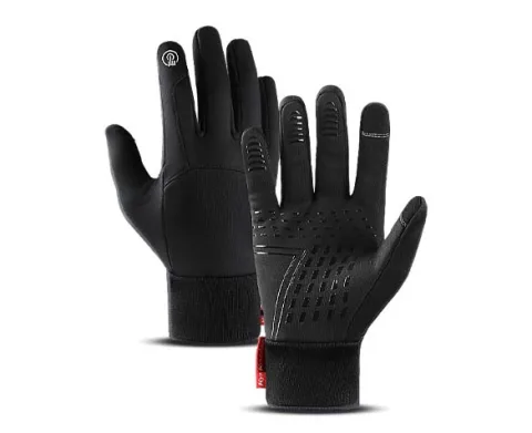 Premium water -en winddichte handschoenen-Zwart-L