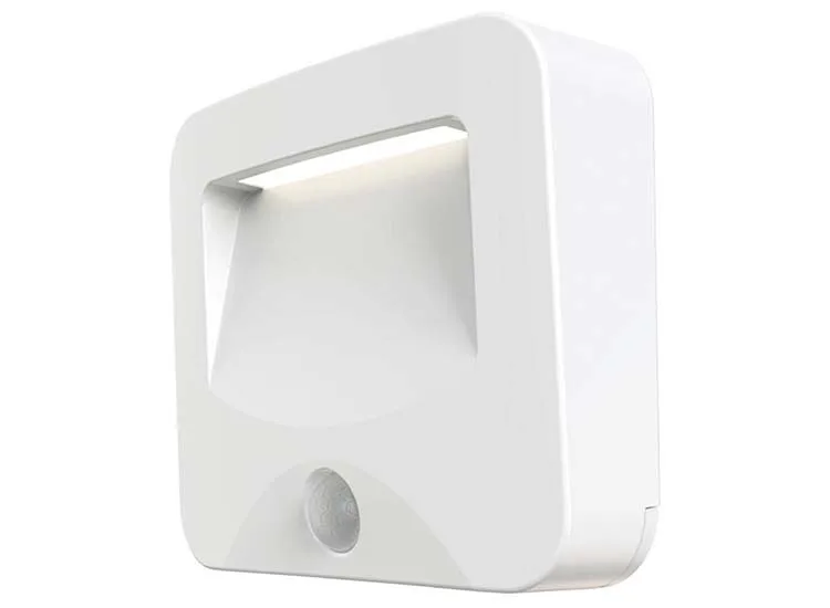Profile LED Wandlamp - Met Bewegingsdetectie - Batterijgevoed - Wit