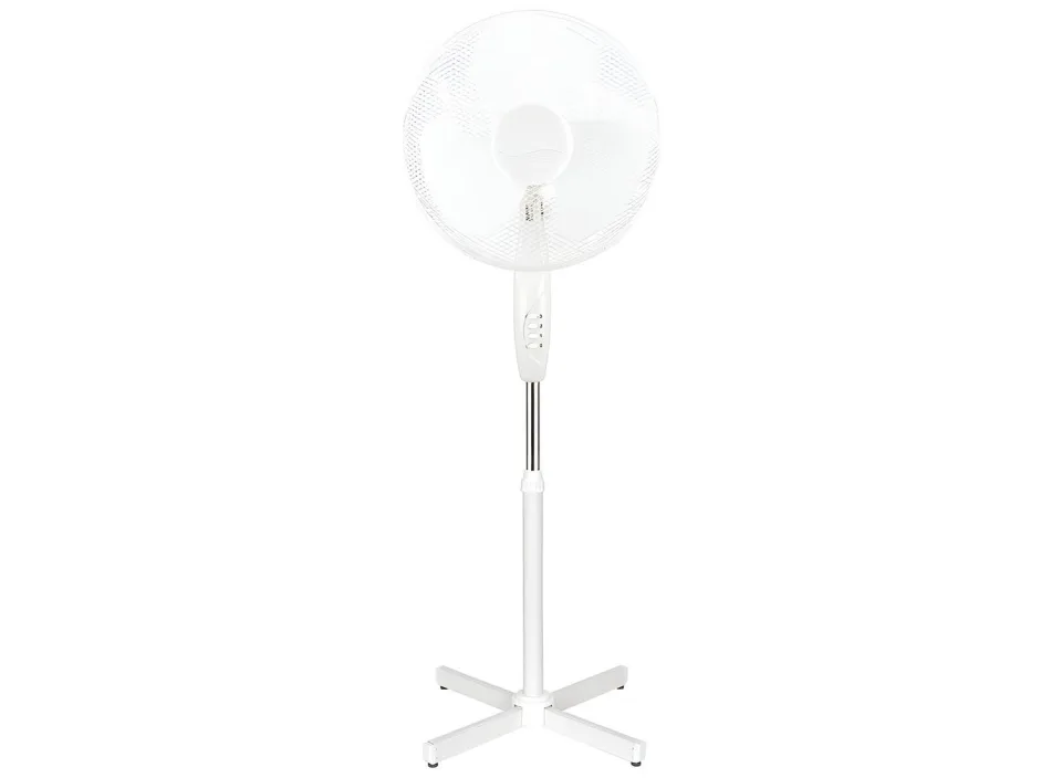 Profile Statiefventilator - 40 tot 100 cm hoog - 3 Snelheden - Met Afstandsbediening - Wit